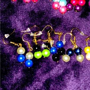 2 Surprise gold pack of pearl earrings